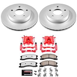 PowerStop Z36 Truck and Tow Evolution GEOMET Coated Brake Upgrade Kits with Calipers for 1999-2004 GRAND CHEROKEE - CPC2149-36