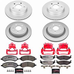 PowerStop Z36 Truck and Tow Evolution GEOMET Coated Brake Upgrade Kits with Calipers for 2006-2008 RAM 1500 - CPC2164-36
