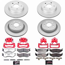 PowerStop Z36 Truck and Tow Evolution GEOMET Coated Brake Upgrade Kits with Calipers for 2002 RAM 1500 - CPC2166-36