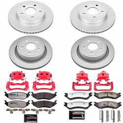 PowerStop Z36 Truck and Tow Evolution GEOMET Coated Brake Upgrade Kits with Calipers for 2003-2005 RAM 1500 - CPC2168-36