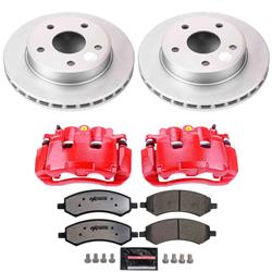 PowerStop Z36 Truck and Tow Evolution GEOMET Coated Brake Upgrade Kits with Calipers for 2009-2011 DAKOTA - CPC2193A-36