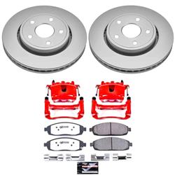 PowerStop Z36 Truck and Tow Evolution GEOMET Coated Brake Upgrade Kits with Calipers for 2006-2010 COMMANDER, 2005-2010 GRAND CHEROKEE - CPC2219-36