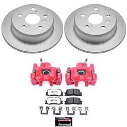PowerStop Z36 Truck and Tow Evolution GEOMET Coated Brake Upgrade Kits with Calipers for 2002-2006 CAMRY, 2002-2003 ES300, 2004-2006 ES330 - CPC2418-36