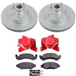 PowerStop Z23 Evolution Sport Brake Upgrade Kits with Calipers for 1986 E-150 ECONOLINE, E-150 ECONOLINE CLUB WAGON, F-150 - CPC2578-23