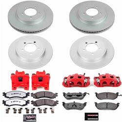 PowerStop Z36 Truck and Tow Evolution GEOMET Coated Brake Upgrade Kits with Calipers for 2006 MOUNTAINEER - CPC2721-36