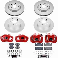 PowerStop Z23 Evolution Sport Brake Upgrade Kits with Calipers for 2008-2011 AVALON, 2007-2011 CAMRY, 2007-2012 ES350 - CPC2822-23