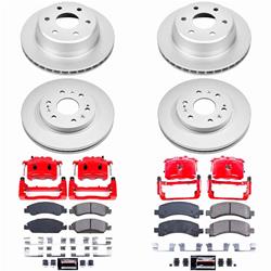 PowerStop Z23 Evolution Sport Brake Upgrade Kits with Calipers for 2009-2014 EXPRESS 1500, SAVANA 1500 - CPC2826-23
