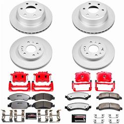 PowerStop Z36 Truck and Tow Brake Upgrade Kits with Calipers for 2009-2014 EXPRESS 1500, SAVANA 1500 - CPC2826-36