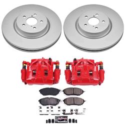 PowerStop Z23 Evolution Sport Brake Upgrade Kits with Calipers for 2014-2018 FORESTER, 2005-2014 LEGACY, 2010-2014 OUTBACK - CPC285-23