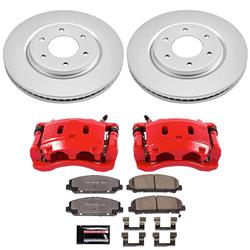 PowerStop Z36 Truck and Tow Evolution GEOMET Coated Brake Upgrade Kits with Calipers for 2008-2010 TITAN, QX56, 2007-2011 ARMADA - CPC2961-36