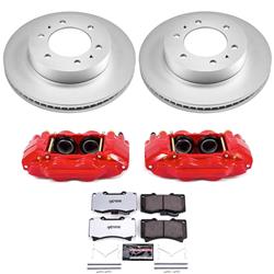 PowerStop Z36 Truck and Tow Evolution GEOMET Coated Brake Upgrade Kits with Calipers for 2006-2010 H3, 2009-2010 H3T - CPC3035-36