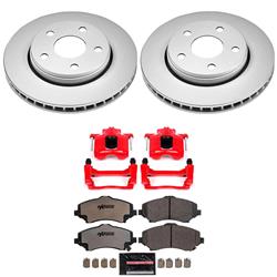 PowerStop Z36 Truck and Tow Evolution GEOMET Coated Brake Upgrade Kits with Calipers for 2007-2017 WRANGLER, 2018 WRANGLER JK - CPC3097-36