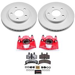PowerStop Z36 Truck and Tow Evolution GEOMET Coated Brake Upgrade Kits with Calipers for 1990-1993 COMMERCIAL CHASSIS, DEVILLE, 1990-1992 FLEETWOOD - CPC3132-36