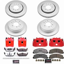PowerStop Z36 Truck and Tow Evolution GEOMET Coated Brake Upgrade Kits with Calipers for 2010-2011 F-150 - CPC3166-36
