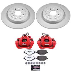 PowerStop Z36 Truck and Tow Evolution GEOMET Coated Brake Upgrade Kits with Calipers for 2011-2016 EXPLORER, 2010-2019 FLEX, 2013-2019 TAURUS - CPC4744-36