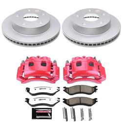 PowerStop Z36 Truck and Tow Evolution GEOMET Coated Brake Upgrade Kits with Calipers for 2000-2001 RAM 1500 - CPC5143-36