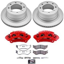 PowerStop Z36 Truck and Tow Evolution GEOMET Coated Brake Upgrade Kits with Calipers for 2003-2008 RAM 3500, RAM 2500, 2006-2008 RAM 1500 - CPC5490-36