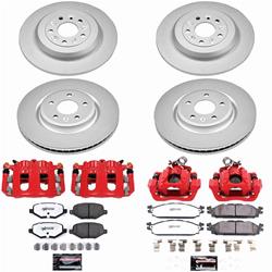 PowerStop Z36 Truck and Tow Evolution GEOMET Coated Brake Upgrade Kits with Calipers for 2011-2016 EXPLORER, 2012-2019 FLEX, 2013-2019 TAURUS - CPC5584-36