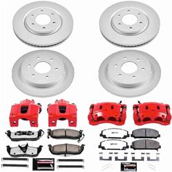 PowerStop Z36 Truck and Tow Evolution GEOMET Coated Brake Upgrade Kits with Calipers for 2012-2015 ARMADA, 2011-2015 TITAN - CPC5822-36