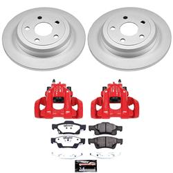 PowerStop Z36 Truck and Tow Evolution GEOMET Coated Brake Upgrade Kits with Calipers for 2011-2020 DURANGO, GRAND CHEROKEE - CPC5950-36