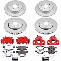 PowerStop Z36 Truck and Tow Evolution GEOMET Coated Brake Upgrade Kits with Calipers for 2011-2017 DURANGO, 2011-2016 GRAND CHEROKEE - CPC5952-36