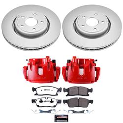 PowerStop Z36 Truck and Tow Evolution GEOMET Coated Brake Upgrade Kits with Calipers for 2011-2020 DURANGO, 2011-2012 GRAND CHEROKEE - CPC5954-36