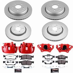 PowerStop Z36 Truck and Tow Evolution GEOMET Coated Brake Upgrade Kits with Calipers for 2011-2020 DURANGO, 2011-2012 GRAND CHEROKEE - CPC5955-36
