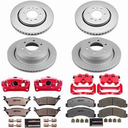 PowerStop Z36 Truck and Tow Evolution GEOMET Coated Brake Upgrade Kits with Calipers for 2012-2017 F-150 - CPC6268-36