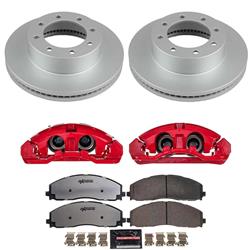 PowerStop Z36 Truck and Tow Evolution GEOMET Coated Brake Upgrade Kits with Calipers for 2012-2022 F-250 SUPER DUTY, 2013-2022 F-350 SUPER DUTY, 2013-2016 F-450 SUPER DUTY - CPC6403-36