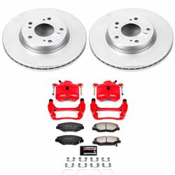 PowerStop Z36 Truck and Tow Evolution GEOMET Coated Brake Upgrade Kits with Calipers for 2013-2017 ACCORD, 2013-2014 FIT, 2013 ILX - CPC6490-36