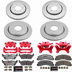 PowerStop Z36 Truck and Tow Evolution GEOMET Coated Brake Upgrade Kits with Calipers for 2015-2017 F-150 - CPC6803-36