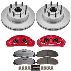 PowerStop Z36 Truck and Tow Evolution GEOMET Coated Brake Upgrade Kits with Calipers for 2012-2022 F-250 SUPER DUTY, 2013-2022 F-350 SUPER DUTY - CPC6821-36