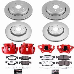 PowerStop Z36 Truck and Tow Evolution GEOMET Coated Brake Upgrade Kits with Calipers for 2021-2024 DURANGO, 2016-2021 GRAND CHEROKEE, 2022 GRAND CHEROKEE WK - CPC7136-36