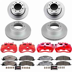 PowerStop Z36 Truck and Tow Evolution GEOMET Coated Brake Upgrade Kits with Calipers for 2013-2018 RAM 3500 - CPC7141A-36