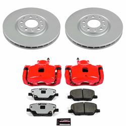 PowerStop Z36 Truck and Tow Evolution GEOMET Coated Brake Upgrade Kits with Calipers for 2017 COMPASS - CPC7299A-36