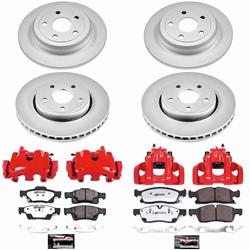 PowerStop Z36 Truck and Tow Evolution GEOMET Coated Brake Upgrade Kits with Calipers for 2017-2019 GRAND CHEROKEE - CPC7413-36