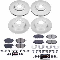 PowerStop Z23 Daily Driver Evolution Coated Brake Upgrade Kits for 2005-2006 ALTIMA, 2004-2006 MAXIMA - CPK092-23