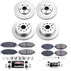 PowerStop Z23 Daily Driver Evolution Coated Brake Upgrade Kits for 1999-2000 SC300, 1992-2000 SC400 - CPK1074-23