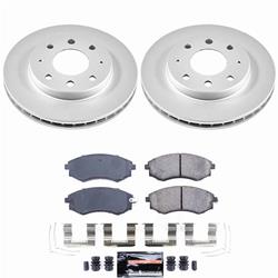 PowerStop Z23 Daily Driver Evolution Coated Brake Upgrade Kits for 1999-2001 TIBURON, SONATA, 1998-2006 ELANTRA - CPK1087-23