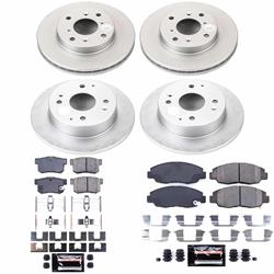 PowerStop Z23 Daily Driver Evolution Coated Brake Upgrade Kits for 1998-2002 ACCORD, 1998-1999 CL - CPK1240-23