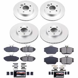 PowerStop Z23 Daily Driver Evolution Coated Brake Upgrade Kits for 1996-1997 COUGAR, THUNDERBIRD, 1993-1998 MARK VIII - CPK1319-23