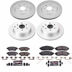 PowerStop Z23 Daily Driver Evolution Coated Brake Upgrade Kits for 2005-2012 PATHFINDER - CPK144-23