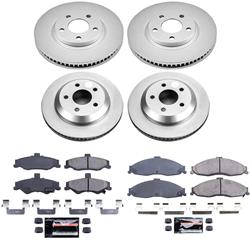 PowerStop Z23 Daily Driver Evolution Coated Brake Upgrade Kits for 1998-2002 CAMARO, FIREBIRD - CPK1548-23