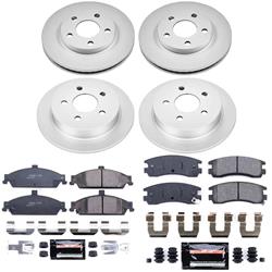 PowerStop Z23 Daily Driver Evolution Coated Brake Upgrade Kits for 1999-2004 ALERO, 1999-2005 GRAND AM - CPK1552-23