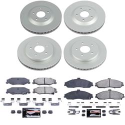 PowerStop Z23 Daily Driver Evolution Coated Brake Upgrade Kits for 1997-2004 CORVETTE, 2004-2009 XLR - CPK1560-23