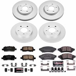PowerStop Z23 Daily Driver Evolution Coated Brake Upgrade Kits for 2004 GRAND PRIX - CPK1587-23