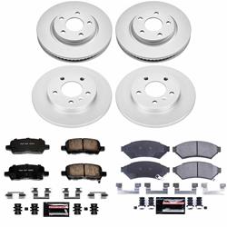 PowerStop Z23 Daily Driver Evolution Coated Brake Upgrade Kits for 2005-2008 GRAND PRIX, 2005-2009 LACROSSE - CPK1589-23