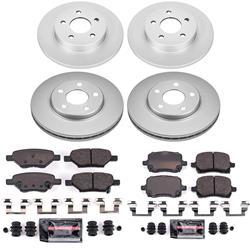 PowerStop Z23 Daily Driver Evolution Coated Brake Upgrade Kits for 2006-2007 G6, 2004-2006 MALIBU - CPK1618-23