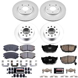 PowerStop Z23 Daily Driver Evolution Coated Brake Upgrade Kits for 2003-2008 TIBURON - CPK166-23