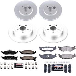PowerStop Z23 Daily Driver Evolution Coated Brake Upgrade Kits for 1996-2000 BREEZE, 1995-2000 STRATUS - CPK1677-23